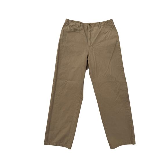 Ralph Lauren Pants - Ralph Lauren Sport Khaki Cotton Chino Straight Leg Pants Women’s 10 Tan Preppy